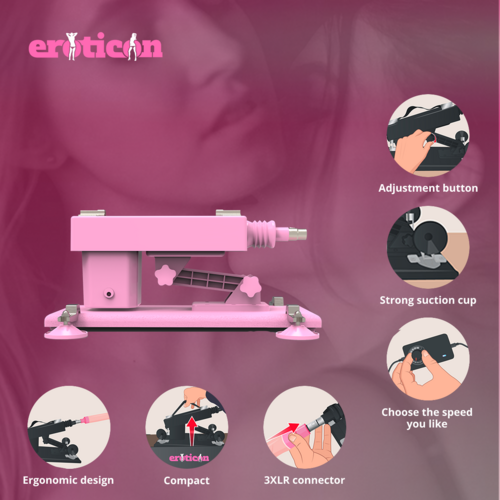 Love Sex machine by Eroticon with 6 attachments